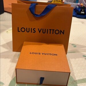 Louis Vuitton Orange Box and matching bag